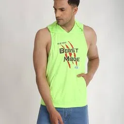 blueficus Men Regular Fit Typographic Print Vest-picture-46