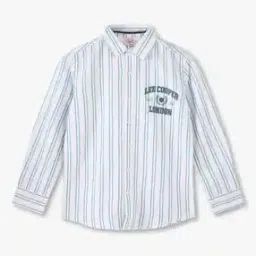lee cooper Boys Striped Slim Fit Shirt-picture-24