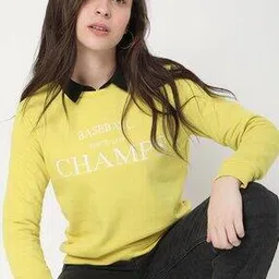 vero moda Michigan Typographic Print Crew-Neck Sweatshirt-picture-21