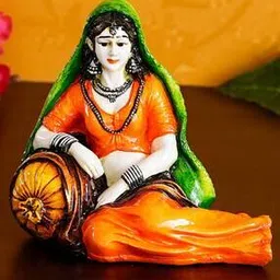ecraftindia Resting Rajasthani Lady Polyresin Showpiece-picture-49