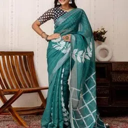 svaraa Women Cotton Blend Saree -picture-50