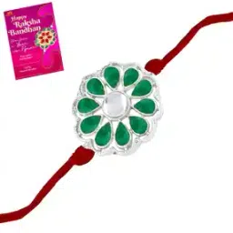 om jewells Stone-Studded Tie-Up Rakhi-picture-50