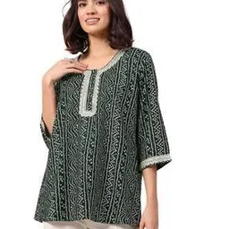 zelena Women Embellished Relaxed Fit Top-picture-53