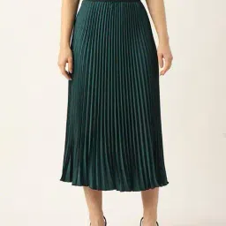 zwerlon x ag Women Pleated A-Line Skirt image 1