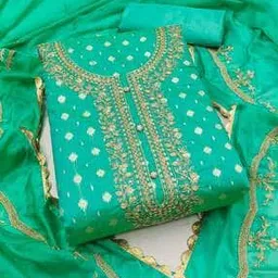 svaraa Women Embellished Unstitched Dress Material-picture-26