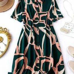 leriya fashion Women Printed A-Line Dress-picture-46