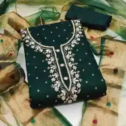 svaraa Women Embellished Unstitched Dress Material-picture-31