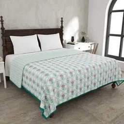 jaipur fabric Floral Print Cotton Double Size Dohar-picture-47