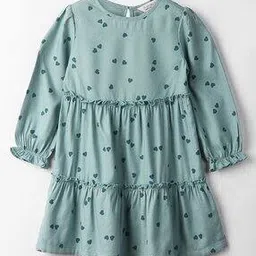 beebay Micro Printed Fit & Flare Dress-picture-10