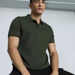 puma Ottoman Striped Slim Fit Polo T-Shirt -picture-16