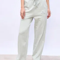 styli Women Wide Joggers with Drawstring image 1