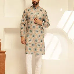 sojanya Men Embroidery Long Kurta image 1