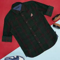 pantaloons junior Boy Regular Fit Checked Shirt-picture-26