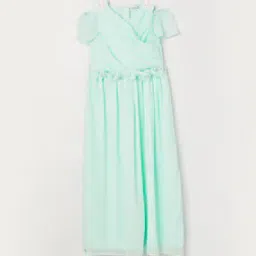 fame forever by lifestyle Girls Round Neck A-line Embroidery Dress-picture-47