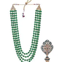 jiyanshi fashion Beaded Multistrand Chain with Brooch-picture-11