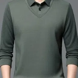 zikaraa Men Regular Fit V-Neck T-Shirt-picture-15