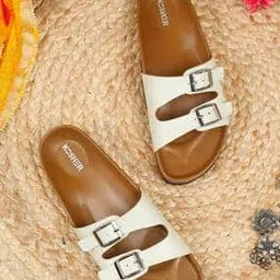 kosher Women Flat Sandals With Synthetic Upper-picture-26