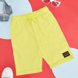 pantaloons junior Boys Mid-Rise Regular Fit Flat-Front Cotton Shorts-picture-27