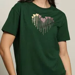 Shein Drop Shoulder Graphic Chest Print Crew Tshirt-picture-17