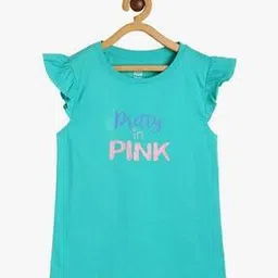 mini klub Girls Typographic Print Relaxed Fit Cotton Top-picture-10