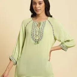 Women Embroidered Regular Fit Top-picture-41