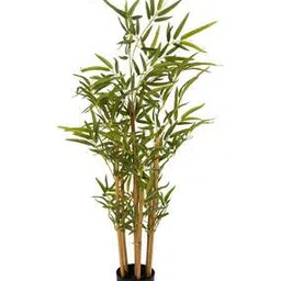 artment Golden Bamboo Artificial Corner Plant with Pot -picture-33