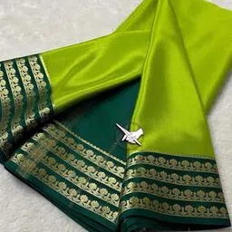 shree silk mills Women Mysore Silk Saree With Blouse-picture-22