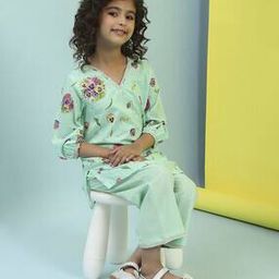 biba Girls Cotton Kurta with Bottomwear-picture-35