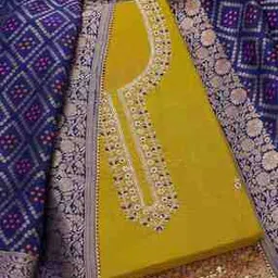 soch Women Embellished Unstitched Dress Material-picture-13