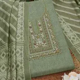 soch Women Embroidery Unstitched Dress Material-picture-25