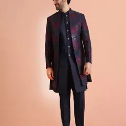 kisah Men Embellished 3-Piece Suit Set-picture-11