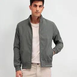 arrow newyork Men Regular Fit Zip-Front Wind Cheater-picture-26