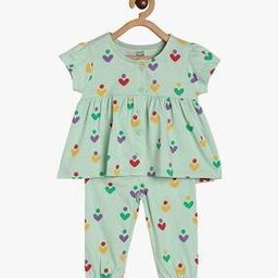 miniklub Girls Printed Top & Pants Set-picture-28
