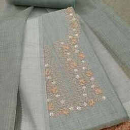 soch Women Embroidered 3-Piece Unstitch Dress Material-picture-5
