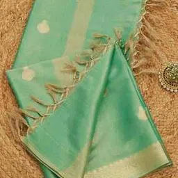 Women Zari Work Dupatta with Fringed Border-image-35