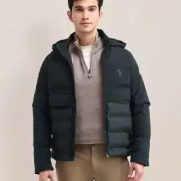 u.s. polo assn. Men Regular Fit Zip-Front Hooded Puffer Jacket-picture-21