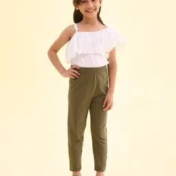 go colors Girls Ankle-Length Leggings with Elasticated Waist-picture-38