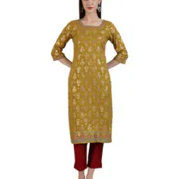 aurelia Women Micro Print Kurta-picture-12