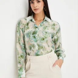 max Women Floral Print Shirt image 1
