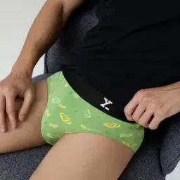 xyxx Printed Briefs with Elasticated Waist-picture-12