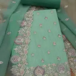 soch  Women Embroidery Unstitched Dress Material-picture-16