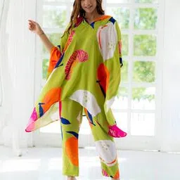 ambraee Women Floral Print 2-Piece Co-Ord Set-picture-20