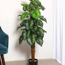 home bloom Artificial Watermelon Plant with Pot for Interior Decor   -picture-11