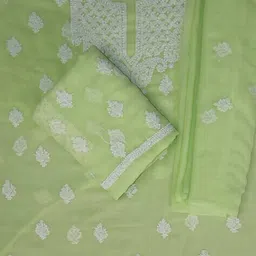 sevachikan Women Embroidery Unstitched Dress Material image 1