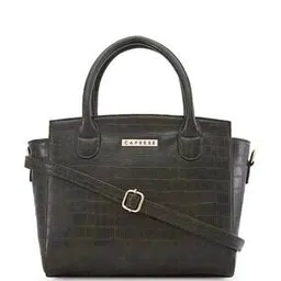 caprese Women Croc-Embossed Satchel Bag with Detachable Strap-picture-29