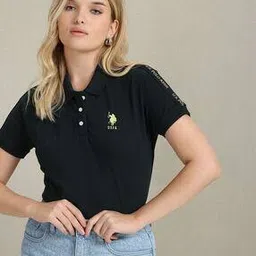 u.s. polo assn. Pique Polo T-Shirt with Brand Taping-picture-30