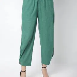 r&b Women Relaxed Fit Pants with Elasticated Drawstring Waist-picture-40