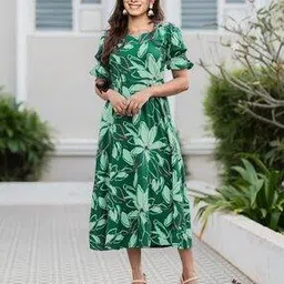 werolia Women Muslin Floral Kurti -picture-51