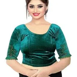 pu fashion Women Round-Neck Slip-On Blouse-picture-47