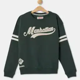 r&b Typographic Print Crew-Neck Sweatshirt-picture-36